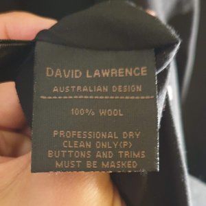 David Lawrence Gray Cape Jacket Front 